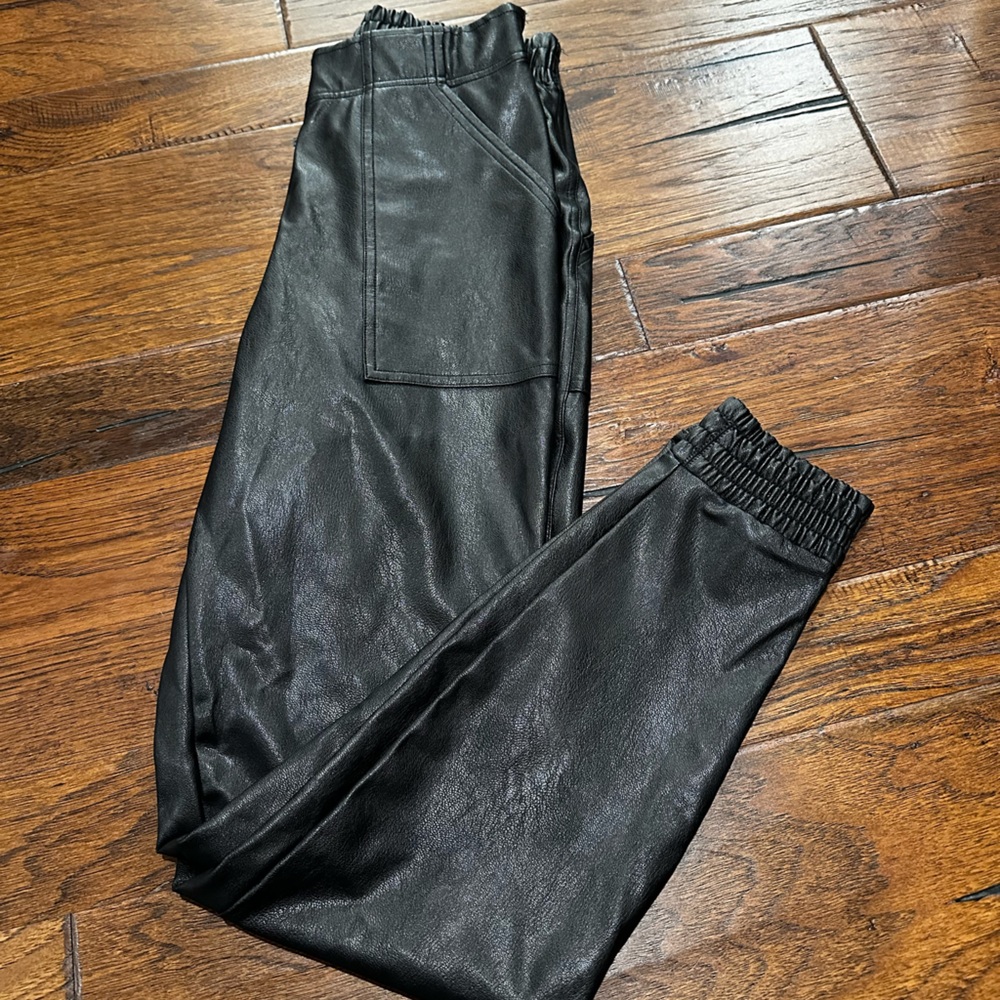 Spanx Faux Leather Joggers